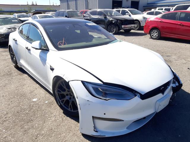 Salvage cars for sale from Copart Las Vegas, NV: 2021 Tesla Model S