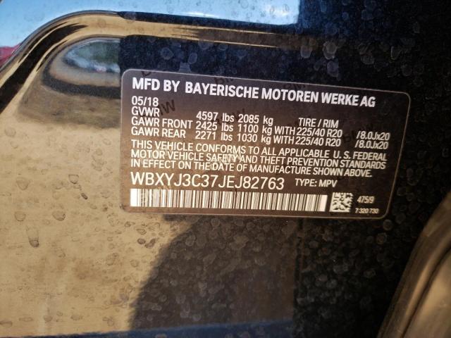 2018 BMW X2 SDRIVE2 WBXYJ3C37JEJ82763
