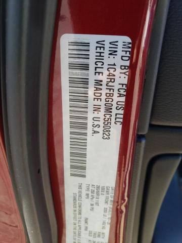 1C4RJFBG0MC550823 Jeep Grand Cher