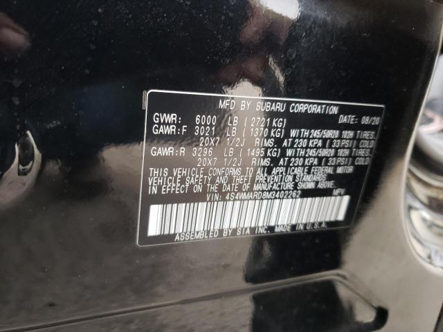 2021 SUBARU ASCENT TOU 4S4WMARD8M3402262