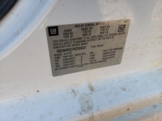 2017 CHEVROLET 1500 PICKU 1GCVKNEC7HZ368621