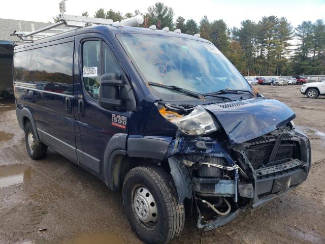 Salvage cars for sale from Copart Lyman, ME: 2016 Dodge RAM Promaster