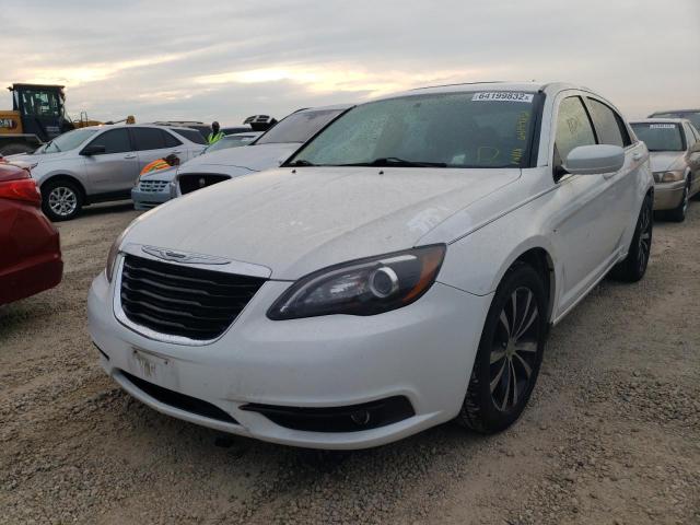 VIN: 1C3CCBCG9EN185981 Auction: COPART Lot: 64199832 Location: FL - FT. PIERCE 1C3CCBCG9EN185981 CHRYSLER 200 2014 WHITE Photo 2