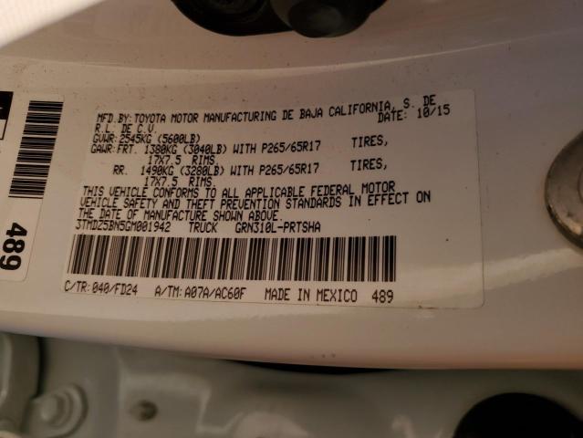 2016 TOYOTA TACOMA LIM 3TMDZ5BN5GM001942