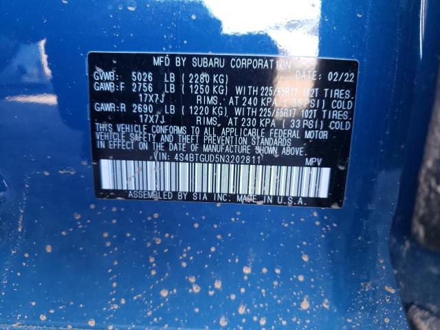4S4BTGUD5N3202811 Subaru Outback Wilderness