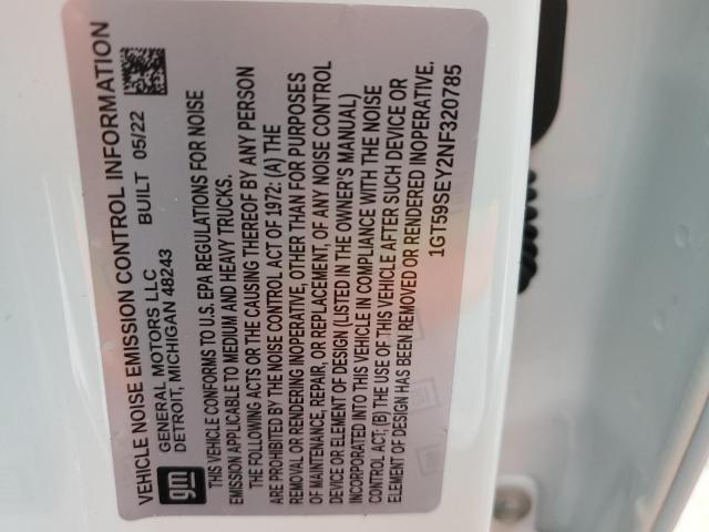 2022 GMC SIERRA K35 - 1GT59SEY2NF320785