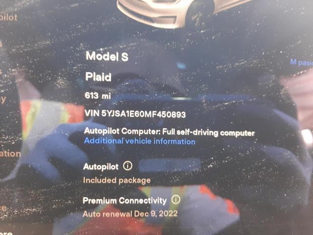 5YJSA1E60MF450893 Tesla MODEL S