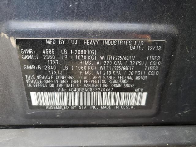 4S4BRBAC8E3270467 Subaru Outback 2.5i
