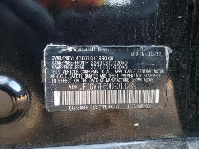 JF1GV7F60DG013239 Subaru Impreza Wrx