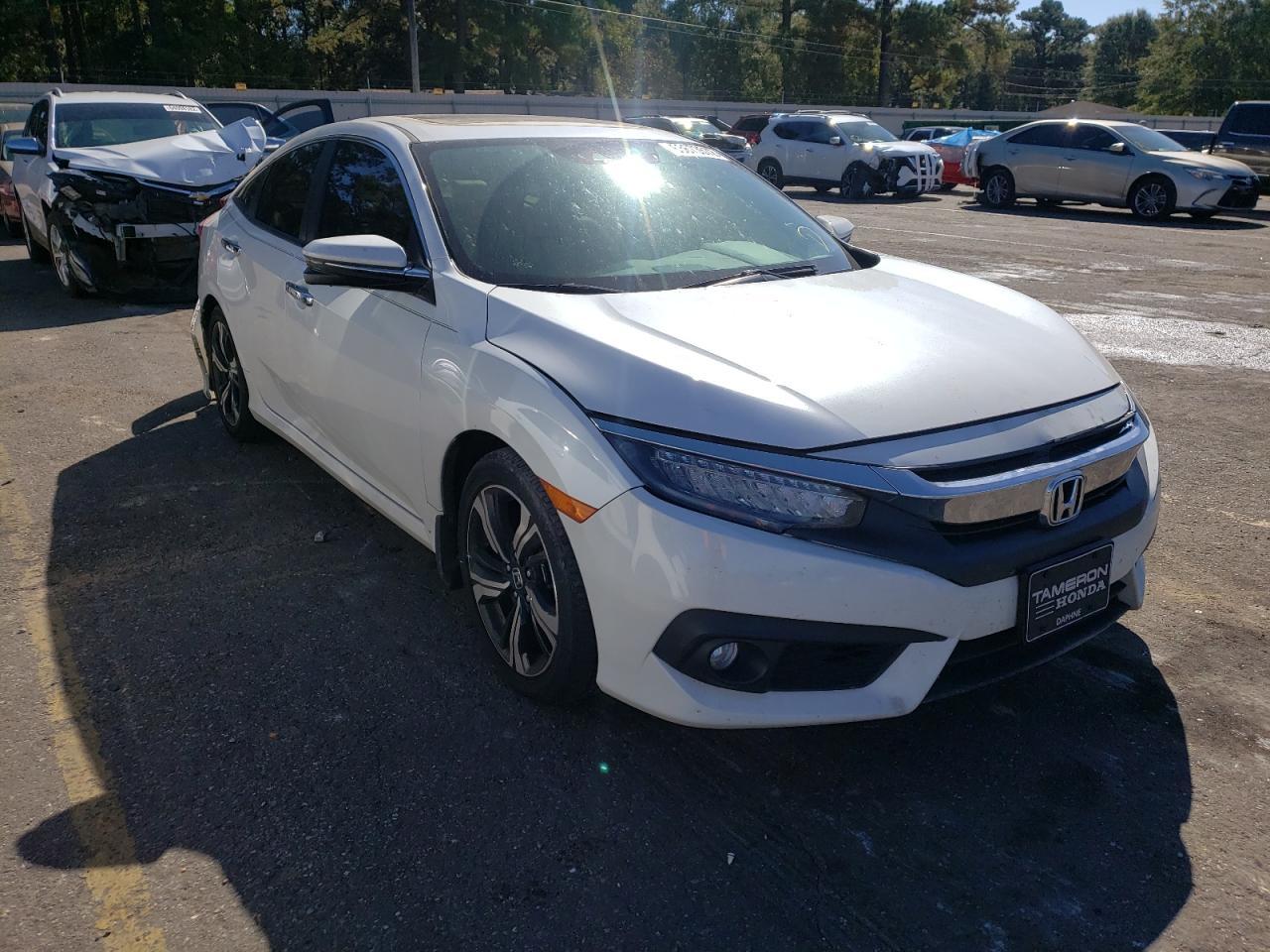 2018 Honda Civic Touring VIN: JHMFC1F9XJX037173 Lot: 63673572