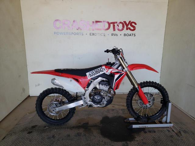 Salvage motorcycles for sale at China Grove, NC auction: 2021 Honda CRF250 R