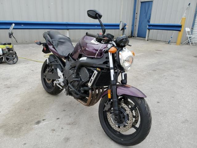 Salvage cars for sale from Copart Orlando, FL: 2006 Yamaha FZ6 S