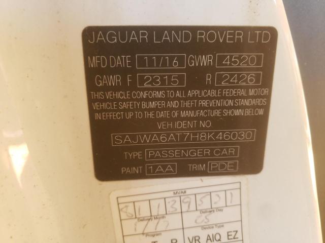 SAJWA6AT7H8K46030 Jaguar F-Type