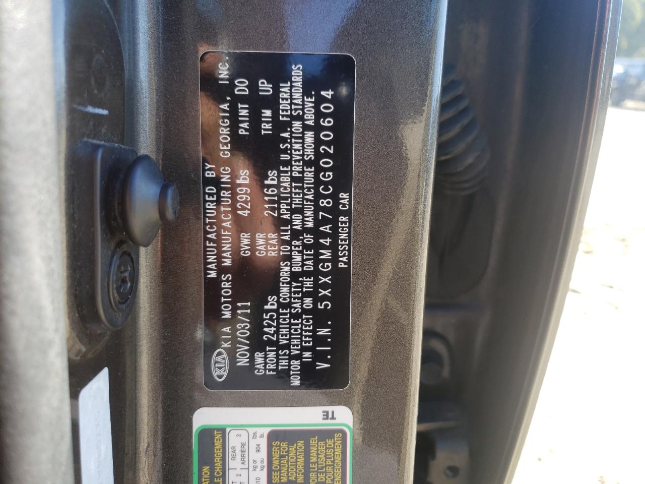 2012 Kia Optima - Image 10