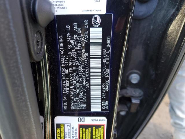 2020 LEXUS ES 350 ULT 58AFZ1B12LU065736