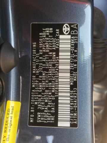2016 TOYOTA CORROLLA 5YFBURHE6GP428754