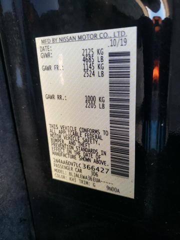 2020 NISSAN MAXIMA SL 1N4AA6DV7LC366427