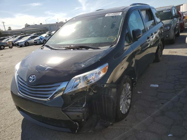 VIN 5TDYZ3DC9HS779633 2017 Toyota Sienna, Xle no.2