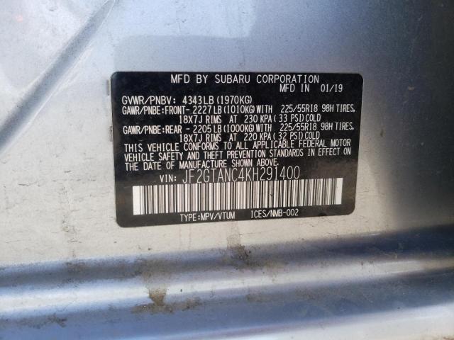 JF2GTANC4KH291400 Subaru Crosstrek Limited
