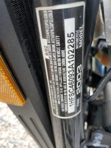 2003 HONDA VTX1800 C 1HFSC46093A102285