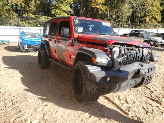 Jeep Wrangler salvage cars for sale: 2018 Jeep Wrangler U