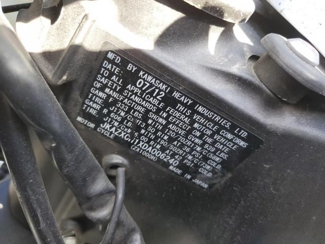 2013 KAWASAKI ZX1000 H - JKAZXCH1XDA006240