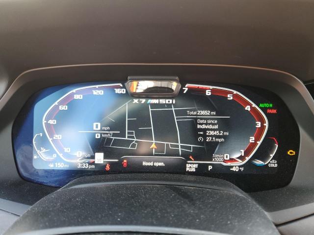 2022 BMW X7 M50I 5UXCX6C08N9J84385