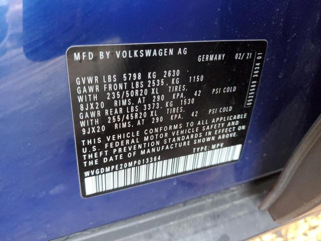 2021 VOLKSWAGEN ID.4 FIRST WVGDMPE20MP013364