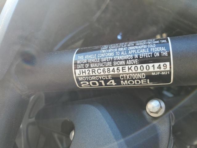 2014 HONDA CTX700 ND JH2RC6845EK000149