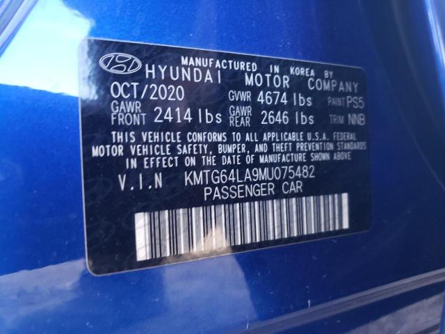 2021 GENESIS G70 KMTG64LA9MU075482
