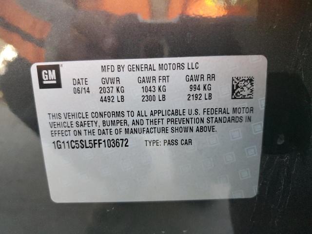 2015 CHEVROLET MALIBU 1LT - 1G11C5SL5FF103672