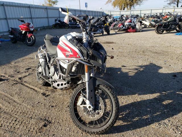 Salvage cars for sale from Copart Pekin, IL: 2016 Ducati Multistrada 1200