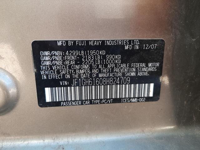 JF1GH61608H824709 Subaru Impreza 2.5i
