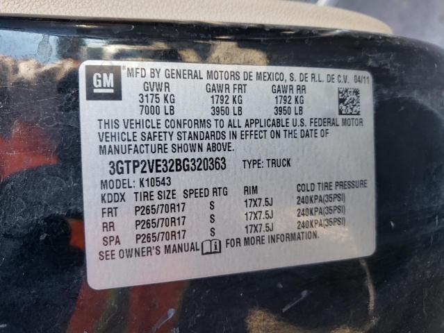 3GTP2VE32BG320363 GMC Sierra K1500 Sle