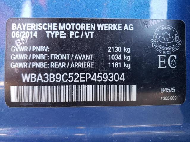 WBA3B9C52EP459304 BMW 335 XI