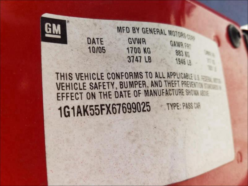 2010 CHEVROLET COBALT 1LT 1G1AD5F50A7221236