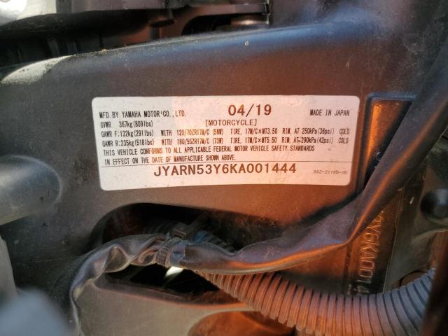 2019 YAMAHA MT09 C JYARN53Y6KA001444
