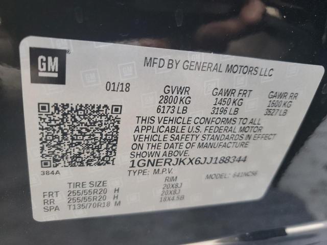2018 CHEVROLET TRAVERSE R 1GNERJKX6JJ188344