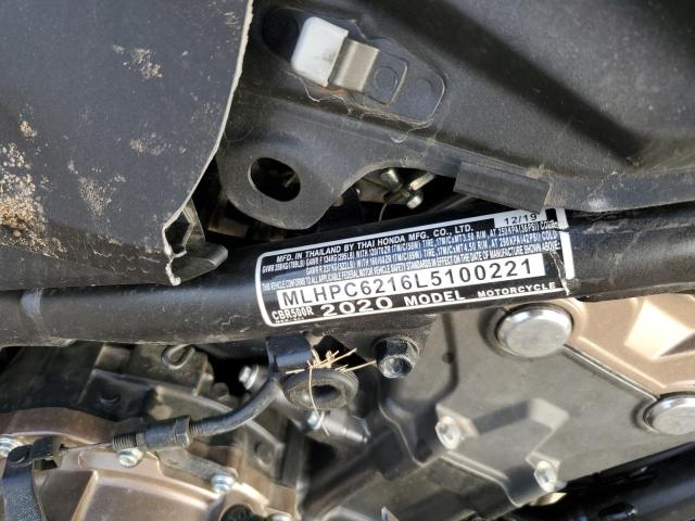 2020 HONDA CBR500 R MLHPC6216L5100221