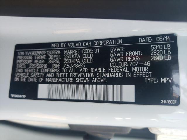 2015 VOLVO XC70 T6 PL YV4902NM7F1207614