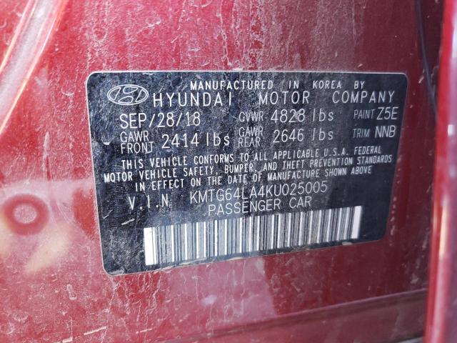 2019 GENESIS G70 ADVANC KMTG64LA4KU025005
