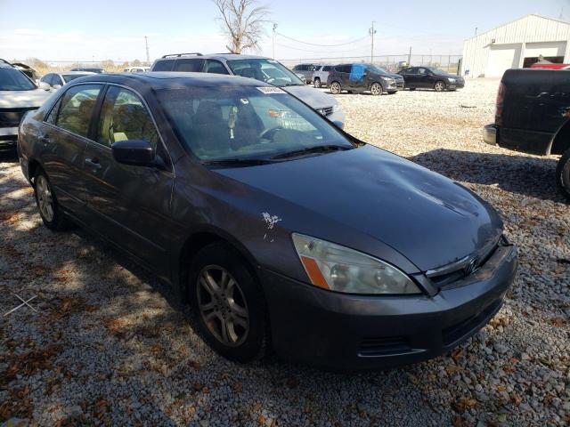 Salvage cars for sale from Copart Cicero, IN: 2007 Honda Accord EX