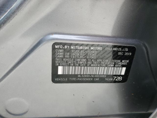 2020 MITSUBISHI MIRAGE LE ML32A5HJ9LH003889