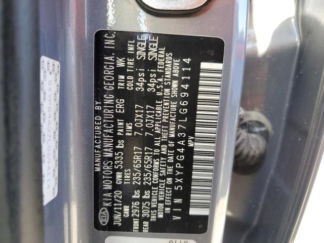 5XYPG4A37LG694114 KIA SORENTO L