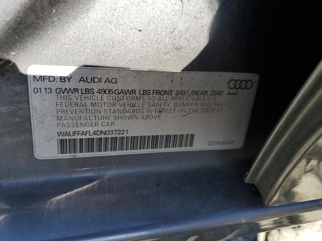 VIN WAUFFAFL4DN037221 2013 Audi A4, Premium Plus no.10