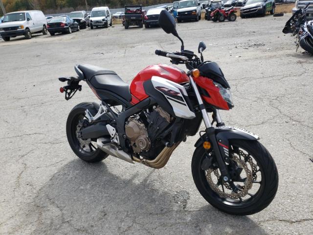 Salvage cars for sale from Copart Louisville, KY: 2018 Honda CB650 F