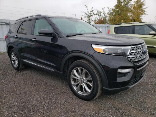 Salvage cars for sale from Copart Ontario Auction, ON: 2021 Ford Explorer L