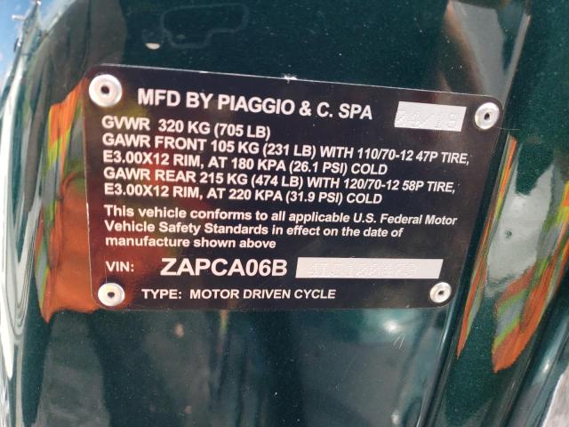 2020 VESPA PRIMAVERA ZAPCA06B4L5100479