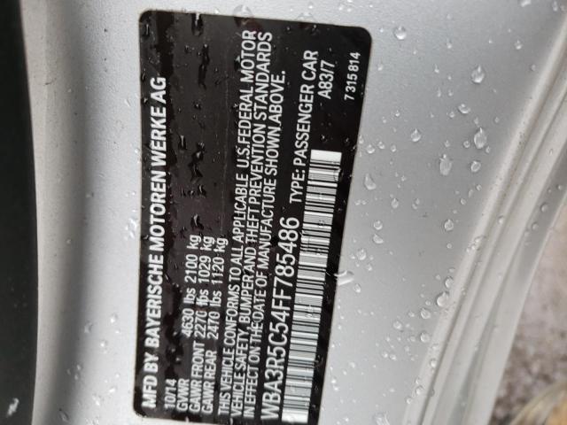 2015 BMW 435 XI WBA3R5C54FF785486