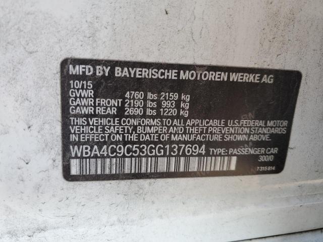 2016 BMW 428 XI GRA - WBA4C9C53GG137694